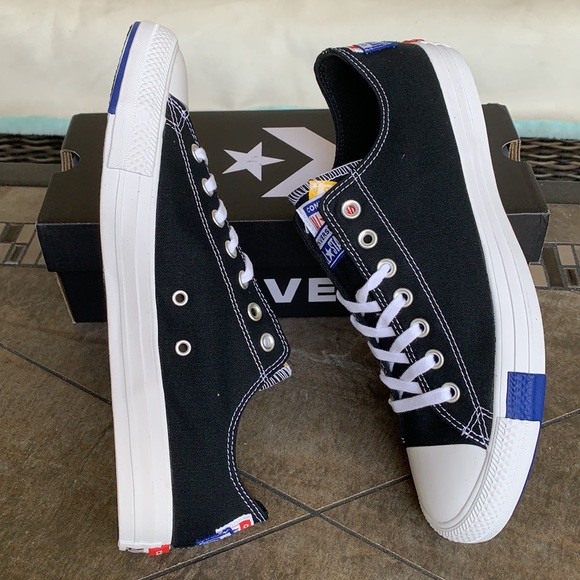 CONVERSE CTAS OX BLACK/RUSH BLACK/RUSH BLUE WMNS - Picture 6 of 14